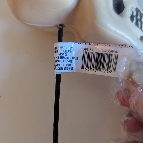 NWT Floral Skull Pick Dia de los Muertos DOTD DDLM Halloween Decoration Ashland - Picture 9 of 9